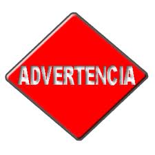 advertencia